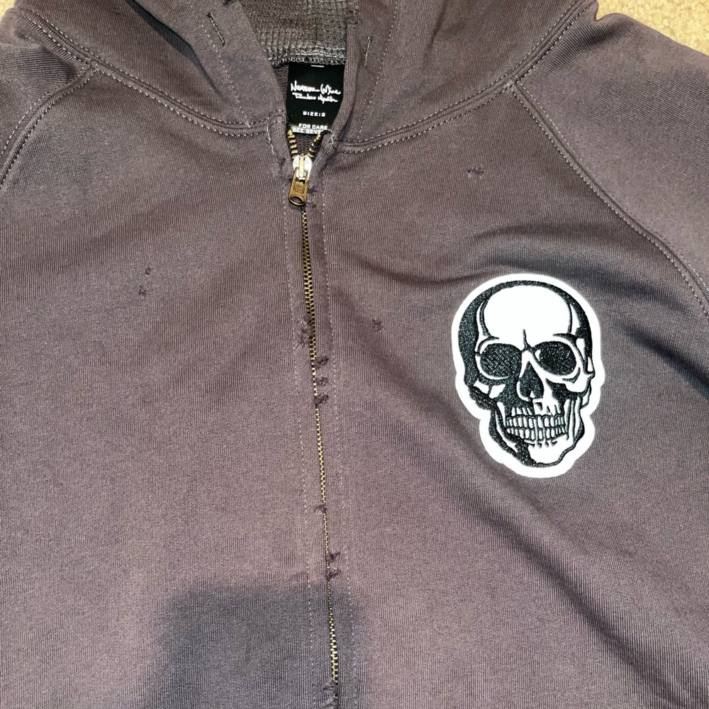 Number (N)ine Ss04 Skull Hoodie Zip up